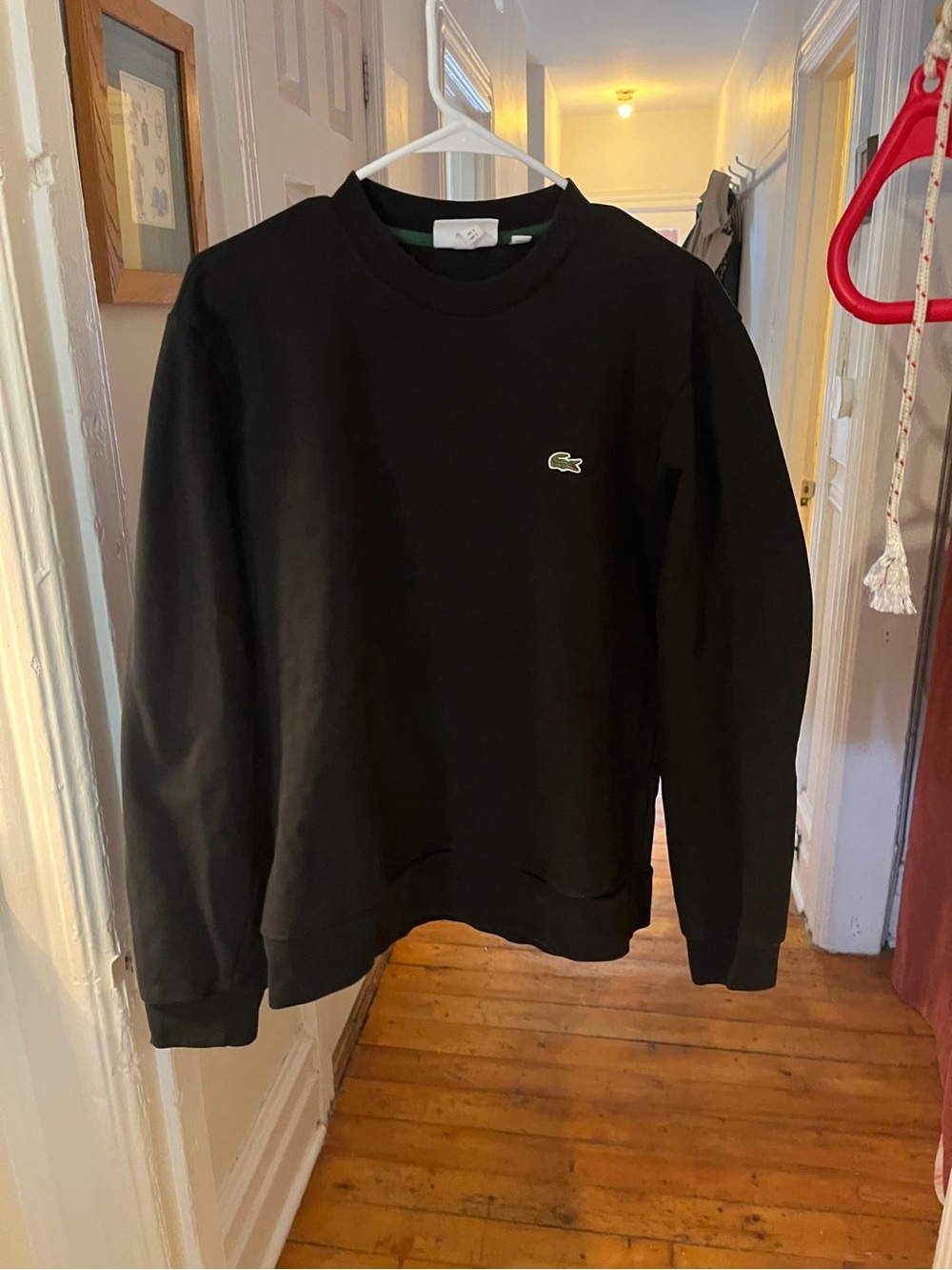 Lacoste Black Crewneck Sweatshirt size L